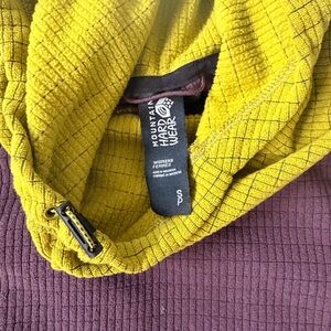 Mountain Hardwear Mustard and Plum Jacket